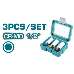 TOTAL ΣΕΤ ΚΑΣΕΤΙΝΑ ΚΑΡΥΔΑΚΙΑ ΑΕΡΟΣ 1/2" 3ΤΕΜ (THMLNS031) TOTAL ΣΕΤ ΚΑΣΕΤΙΝΑ ΚΑΡΥΔΑΚΙΑ ΑΕΡΟΣ 1/2" 3ΤΕΜ (THMLNS031)