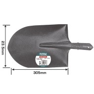 Φτυάρι μεταλλικό διστάσεων 23.5 Χ 30.5cm ΤOTAL Φτυάρι μεταλλικό διστάσεων 23.5 Χ 30.5cm ΤOTAL