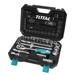 TOTAL ΣΕΤ ΚΑΣΕΤΙΝΑ ΚΑΡΥΔΑΚΙΑ 1/2" 25ΤΕΜ (THT121251) TOTAL ΣΕΤ ΚΑΣΕΤΙΝΑ ΚΑΡΥΔΑΚΙΑ 1/2" 25ΤΕΜ (THT121251)
