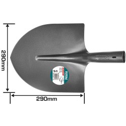 Μεταλλικό φτυάρι με διαστάσεις 29 Χ 29cm 1kg TOTAL Μεταλλικό φτυάρι με διαστάσεις 29 Χ 29cm 1kg TOTAL