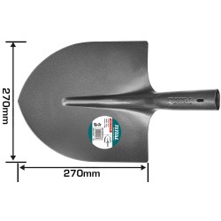 Μεταλλικό φτυάρι με διαστάσεις 27 Χ 27cm 1kg TOTAL Μεταλλικό φτυάρι με διαστάσεις 27 Χ 27cm 1kg TOTAL