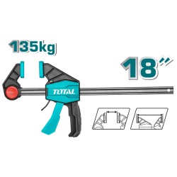 TOTAL ΕΠΑΓΓ. ΣΦΙΓΚΤΗΡΑΣ ΜΑΡΑΓΚΩΝ ΑΥΤΟΜΑΤΟΣ 18" / 80X450mm (THT1346801) TOTAL ΕΠΑΓΓ. ΣΦΙΓΚΤΗΡΑΣ ΜΑΡΑΓΚΩΝ ΑΥΤΟΜΑΤΟΣ 18" / 80X450mm (THT1346801)