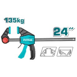 TOTAL ΕΠΑΓΓ. ΣΦΙΓΚΤΗΡΑΣ ΜΑΡΑΓΚΩΝ ΑΥΤΟΜΑΤΟΣ 24" / 80X600mm (THT1346802) TOTAL ΕΠΑΓΓ. ΣΦΙΓΚΤΗΡΑΣ ΜΑΡΑΓΚΩΝ ΑΥΤΟΜΑΤΟΣ 24" / 80X600mm (THT1346802)