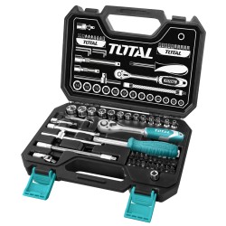 TOTAL ΣΕΤ ΚΑΣΕΤΙΝΑ ΚΑΡΥΔΑΚΙΑ 1/4" 45ΤΕΜ (THT141451) TOTAL ΣΕΤ ΚΑΣΕΤΙΝΑ ΚΑΡΥΔΑΚΙΑ 1/4" 45ΤΕΜ (THT141451)