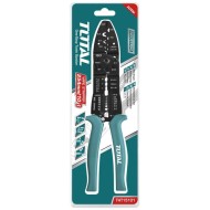 Πρέσα ακροδεκτών - απογυμνωτής καλωδίων μήκους 250mm TOTAL  Πρέσα ακροδεκτών - απογυμνωτής καλωδίων μήκους 250mm TOTAL