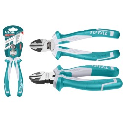 Πλαγιοκόπτης μήκους 180mm με δίχρωμη λαβή TOTAL 