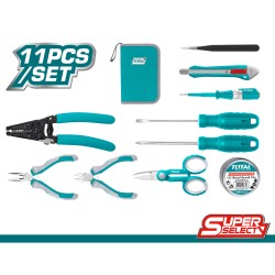 Κασετίνα με 11 εργαλεία ηλεκτρολόγου SUPER SELECT TOTAL  Κασετίνα με 11 εργαλεία ηλεκτρολόγου SUPER SELECT TOTAL
