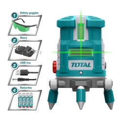 TOTAL ΑΛΦΑΔΙ LASER ΑΥΤΟ-ΟΡΙΖΟΝΤΙΟΥΜΕΝΟ 0-20m ΠΡΑΣΙΝΕΣ ΑΚΤΙΝΕΣ (TLL305205) TOTAL ΑΛΦΑΔΙ LASER ΑΥΤΟ-ΟΡΙΖΟΝΤΙΟΥΜΕΝΟ 0-20m ΠΡΑΣΙΝΕΣ ΑΚΤΙΝΕΣ (TLL305205)