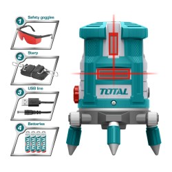 TOTAL ΑΛΦΑΔΙ LASER ΑΥΤΟ-ΟΡΙΖΟΝΤΙΟΥΜΕΝΟ 0-20m ΚΟΚΚΙΝΕΣ ΑΚΤΙΝΕΣ (TLL306505) TOTAL ΑΛΦΑΔΙ LASER ΑΥΤΟ-ΟΡΙΖΟΝΤΙΟΥΜΕΝΟ 0-20m ΚΟΚΚΙΝΕΣ ΑΚΤΙΝΕΣ (TLL306505)
