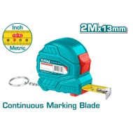 TOTAL ΜΕΤΡΟΤΑΙΝΙΑ 2m X 13mm (TMT126321) TOTAL ΜΕΤΡΟΤΑΙΝΙΑ 2m X 13mm (TMT126321)
