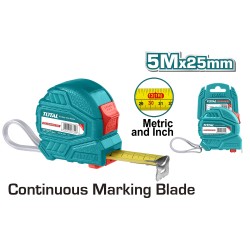 TOTAL ΜΕΤΡΟΤΑΙΝΙΑ 5m X 25mm (TMT126352) TOTAL ΜΕΤΡΟΤΑΙΝΙΑ 5m X 25mm (TMT126352)