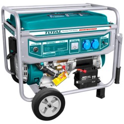 Ηλεκτρογεννήτρια βενζίνης με ισχύ 5.000W TP155001 TOTAL