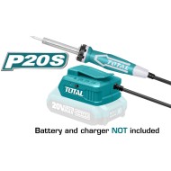 Κολλητήρι μπαταρίας λιθίου 20V ισχύος 40W TSILI2001 TOTAL  Κολλητήρι μπαταρίας λιθίου 20V ισχύος 40W TSILI2001 TOTAL