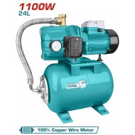 Πιεστικό νερού Total 1000W 24Lt 1.5hp με κινητήρα χάλκινου σύρματος Πιεστικό νερού Total 1000W 24Lt 1.5hp με κινητήρα χάλκινου σύρματος