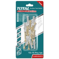 TOTAL ΣΕΤ ΒΙΔΕΣ ΜΕ ΒΙΣΜΑΤΑ 4 Χ 40mm (WJSPK4504512) TOTAL ΣΕΤ ΒΙΔΕΣ ΜΕ ΒΙΣΜΑΤΑ 4 Χ 40mm (WJSPK4504512)