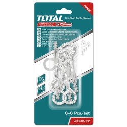 TOTAL ΣΕΤ ΒΙΔΕΣ ΚΡΙΚΟΥ ΜΕ ΒΙΣΜΑΤΑ 5mm (WJSPK5022) TOTAL ΣΕΤ ΒΙΔΕΣ ΚΡΙΚΟΥ ΜΕ ΒΙΣΜΑΤΑ 5mm (WJSPK5022)
