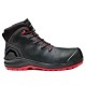 Δερμάτινα παπούτσια εργασίας BE-UNIFORM TOP S3 HRO CI HI SRC Νο42 μαύρο/κόκκινο, BASE