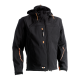 Poseidon soft shell jacket BLACK S