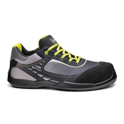 Παπούτσια εργασίας TENNIS S3 No41 Μαύρο/Κίτρινο, BASE