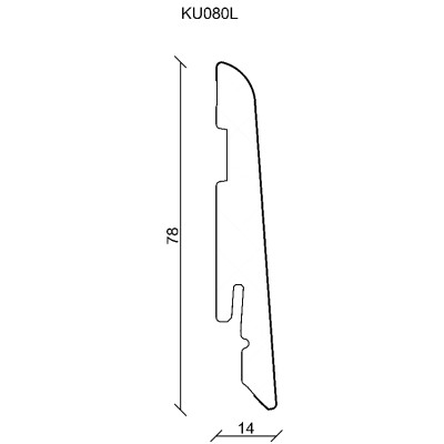 FN ΣΟΒΑΤΕΠΙ LVT KU080L FOWA154 14x78x2400mm FN ΣΟΒΑΤΕΠΙ LVT KU080L FOWA154 14x78x2400mm