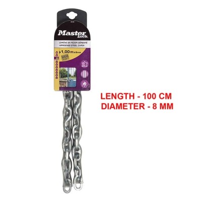 Ατσάλινη αλυσίδα με κάλυμμα βινυλίου 1m Φ8mm, MASTERLOCK Ατσάλινη αλυσίδα με κάλυμμα βινυλίου 1m Φ8mm, MASTERLOCK