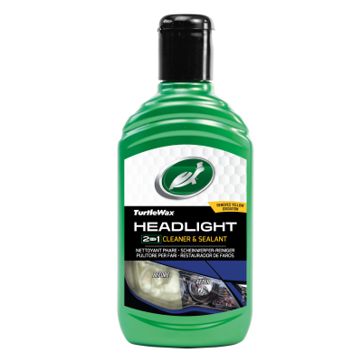 Υγρό επιδιόρθωσης φαναριών Headlight Cleaner & Sealant 300ml, TURTLE WAX