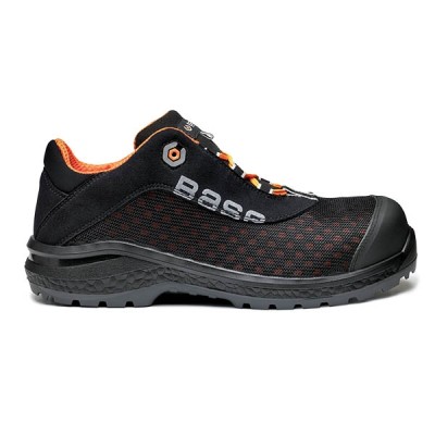 Υφασμάτινα παπούτσια εργασίας BE-FIT S1P SRC Νο40 μαύρο/πορτοκαλί, BASE