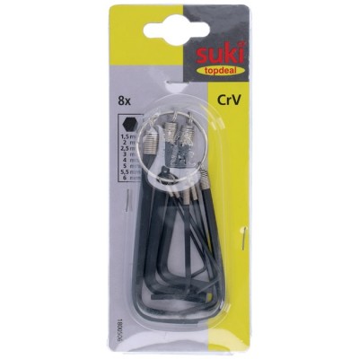 SUKI TD ΣΕΤ ΑΛΛΕΝ 8ΤΜ ΑΠΟ 1,5-6,0MM SUKI TD ΣΕΤ ΑΛΛΕΝ 8ΤΜ ΑΠΟ 1,5-6,0MM