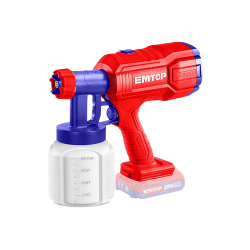 Πιστόλι βαφής μπαταρίας Brushless με 1 δοχείο μέτρησης πυκνότητας & 1 βελόνα καθαρισμού Emtop Πιστόλι βαφής μπαταρίας Brushless με 1 δοχείο μέτρησης πυκνότητας & 1 βελόνα καθαρισμού Emtop
